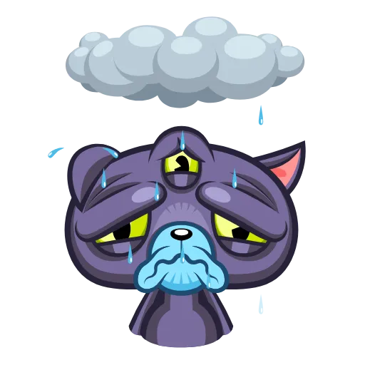 ☔️ Стикер «Psy C» для Telegram