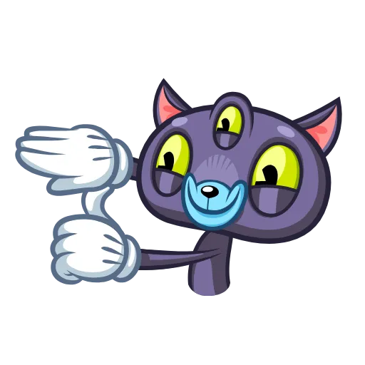 😓 Стикер «Psy Cat» для Telegram