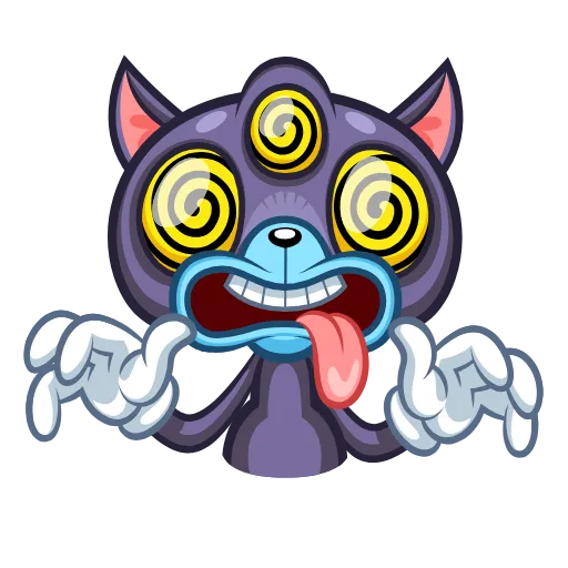 😡 Стикер «Psy Cat» для Telegram