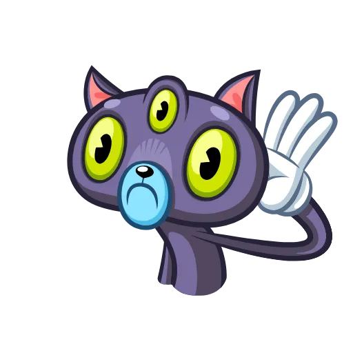 😰 Стикер «Psy Cat» для Telegram