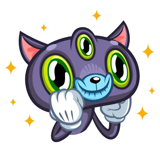 😶 Стикер «Psy Cat» для Telegram
