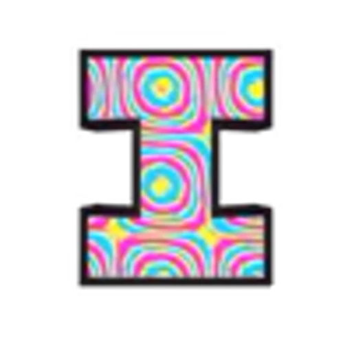 🔠 Эмодзи «Psychedelic Font» для Telegram