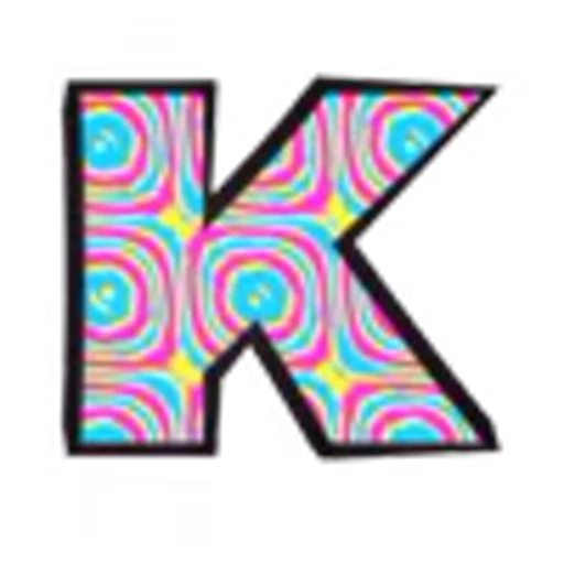🔠 Эмодзи «Psychedelic Font» для Telegram