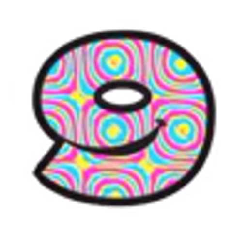 9️⃣ Эмодзи «Psychedelic Font» для Telegram
