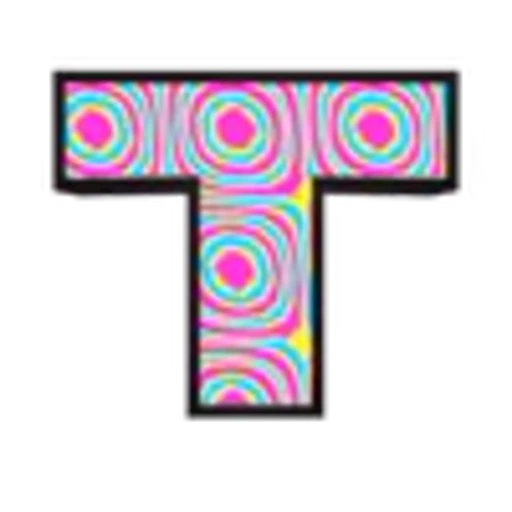 🔠 Эмодзи «Psychedelic Font» для Telegram