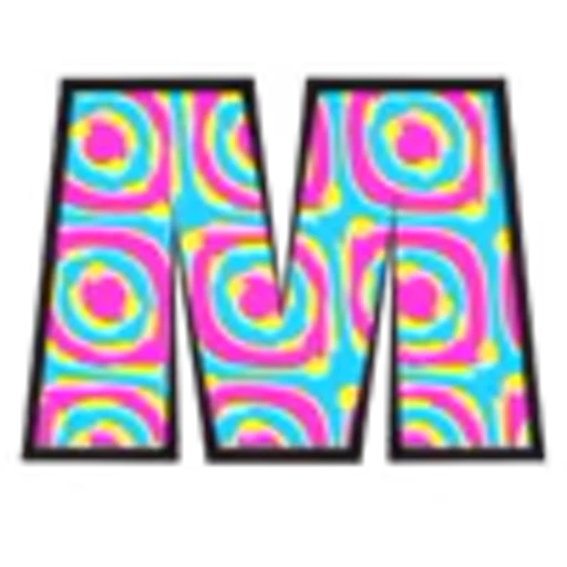 🔠 Эмодзи «Psychedelic Font» для Telegram