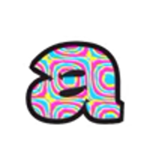🔡 Эмодзи «Psychedelic Font» для Telegram