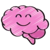 ☁️ Эмодзи «Розовый шрифт и рисованные иконки» для Telegram