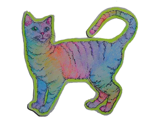 🐱 Стикер «PSY» для Telegram