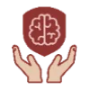 🧠 Эмодзи «Тёмно-бордовые буквы» для Telegram