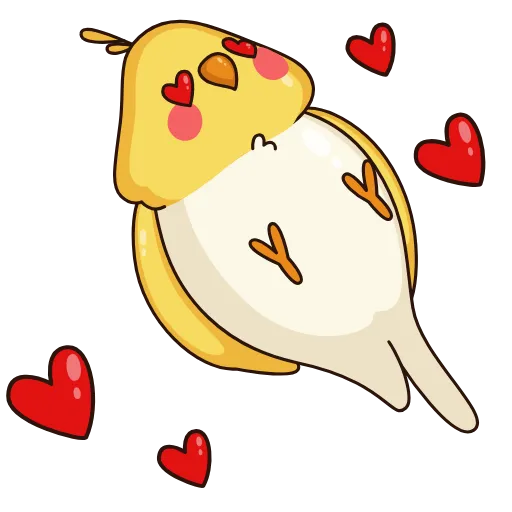 ❤️ Стикер «Зелёный Птенчик» для Telegram