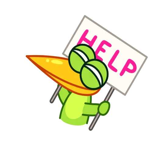 🆘 Стикер «Птенец» для Telegram