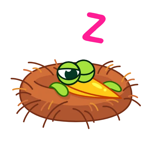 😴 Стикер «Птенец» для Telegram