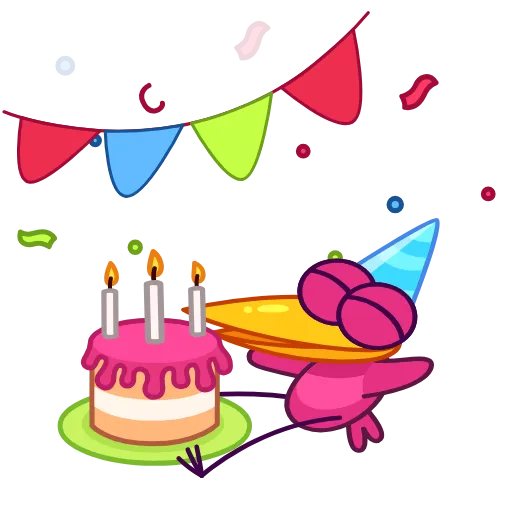 🎂 Стикер «Птенец» для Telegram