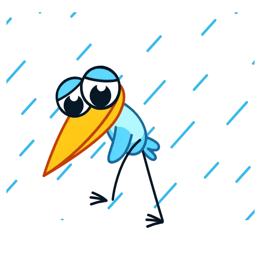 😔 Стикер «Птенец» для Telegram