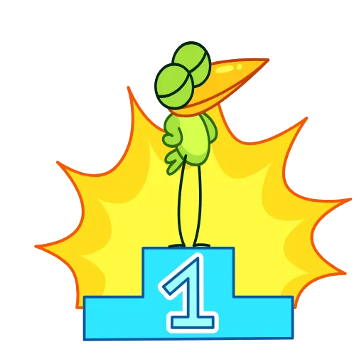 🏆 Стикер «Птенец» для Telegram