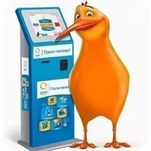 🐦 Стикер «птица киви» для Telegram