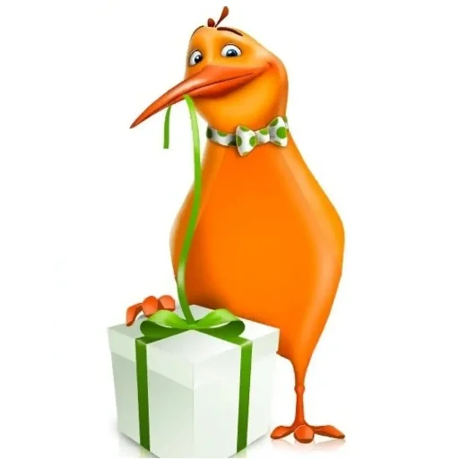 🐦 Стикер «птица киви» для Telegram