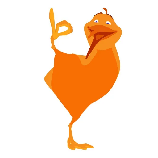 🐦 Стикер «птица киви» для Telegram