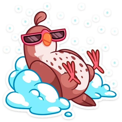 🐦 Стикер «Птичка» для Telegram