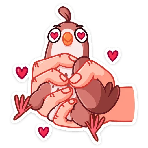 🐦 Стикер «Птичка» для Telegram