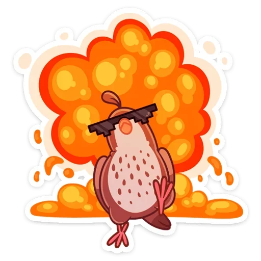 🐦 Стикер «Птичка» для Telegram