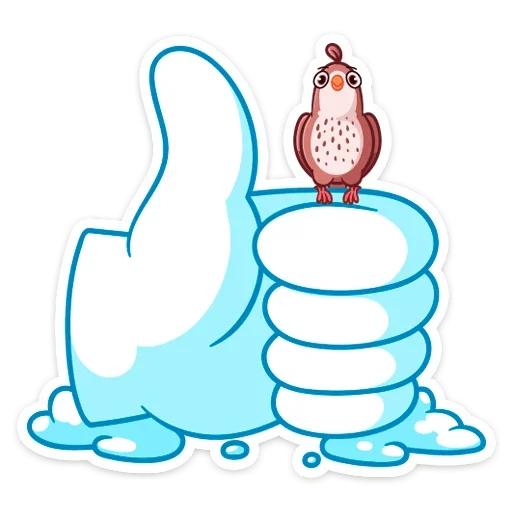 🐦 Стикер «Птичка» для Telegram