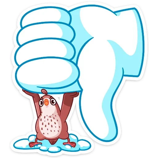 🐦 Стикер «Птичка» для Telegram