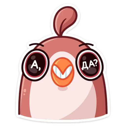 🐦 Стикер «Птичка» для Telegram