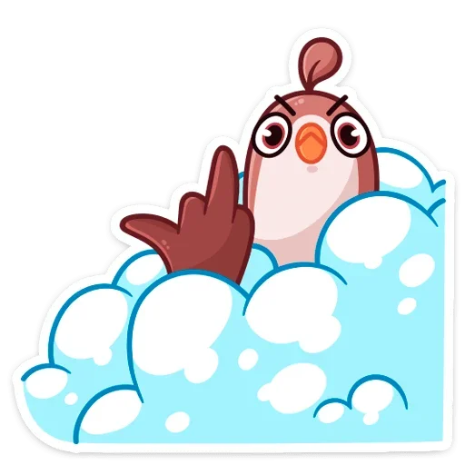 🐦 Стикер «Птичка» для Telegram