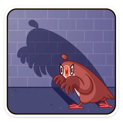🐦 Стикер «Птичка» для Telegram