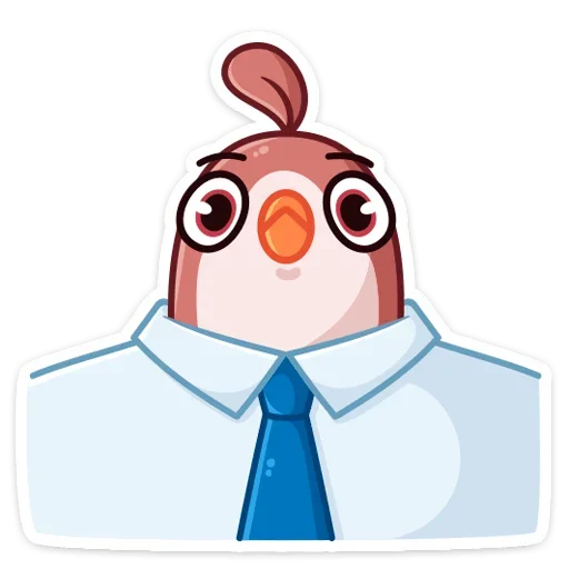 🐦 Стикер «Птичка» для Telegram