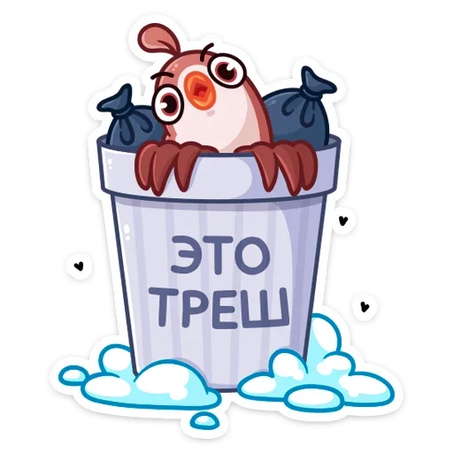 🐦 Стикер «Птичка» для Telegram