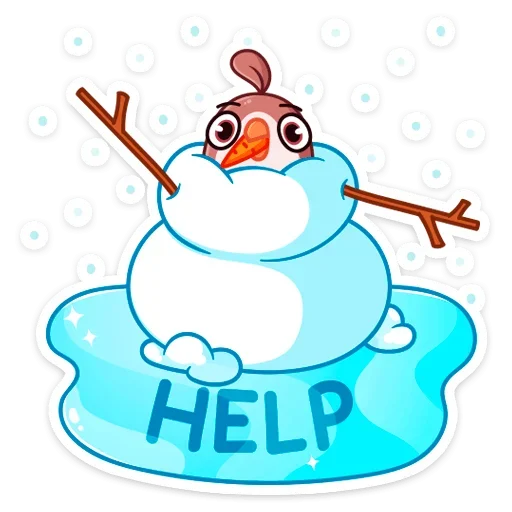 🐦 Стикер «Птичка» для Telegram