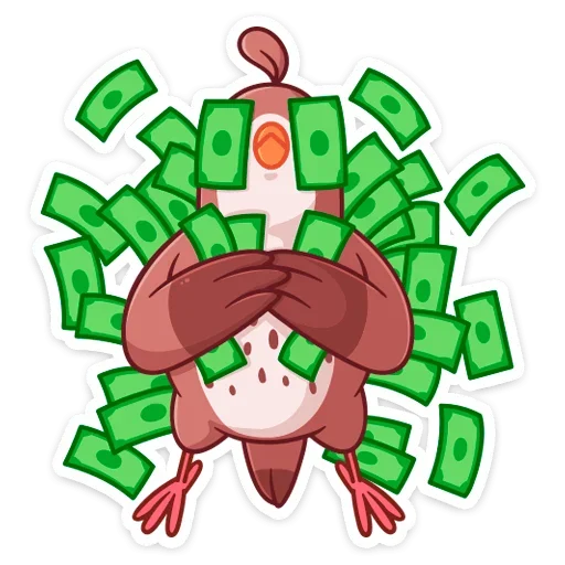 🐦 Стикер «Птичка» для Telegram