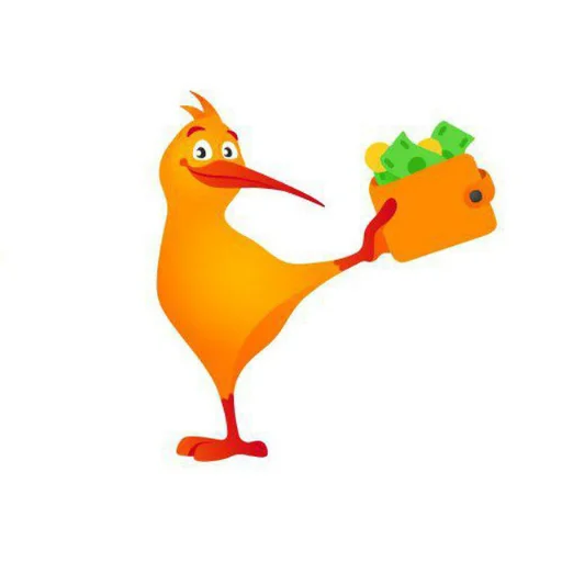 Стикерпак Птичка Киви для Telegram