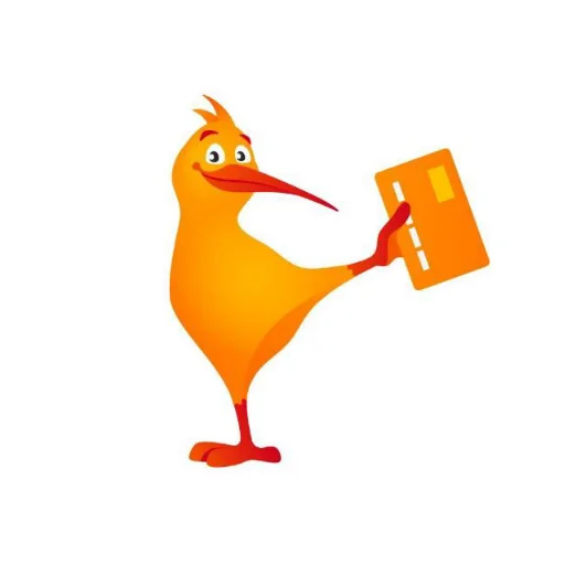 🐦 Стикер «Птичка Киви» для Telegram
