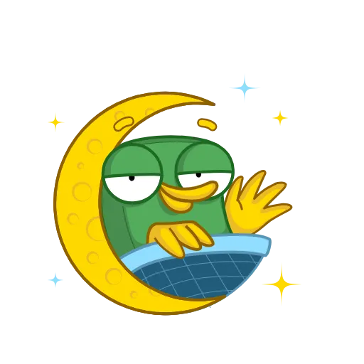 😴 Стикер «Птичка» для Telegram