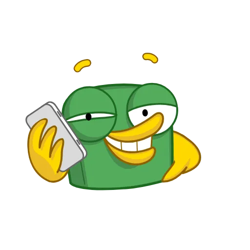 😉 Стикер «Птичка» для Telegram