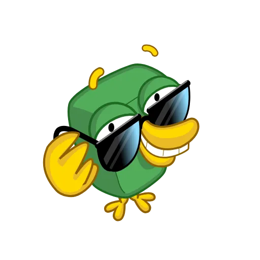 😎 Стикер «Птичка» для Telegram