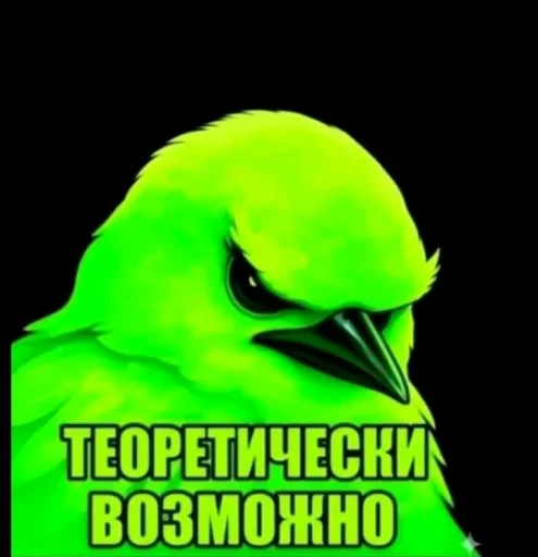 🤩 Стикер «Птички гусь гей» для Telegram