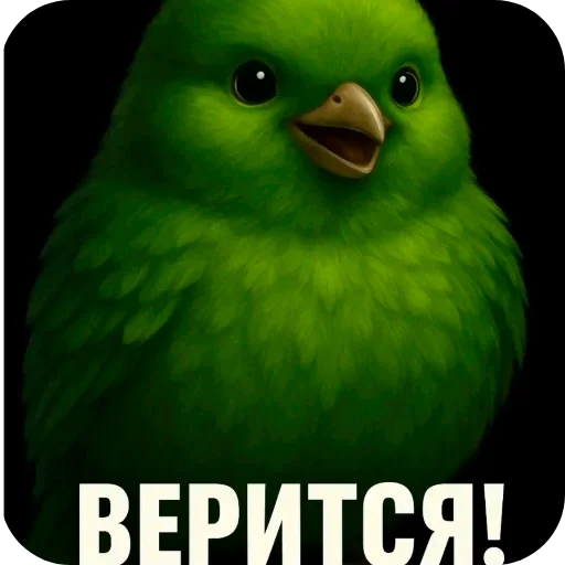 🐦 Стикер «Птички» для Telegram