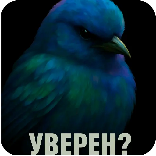 🐦 Стикер «Птички» для Telegram
