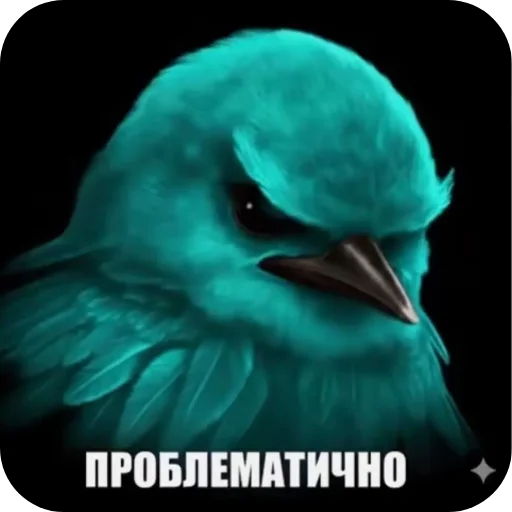 🐦 Стикер «птицы» для Telegram