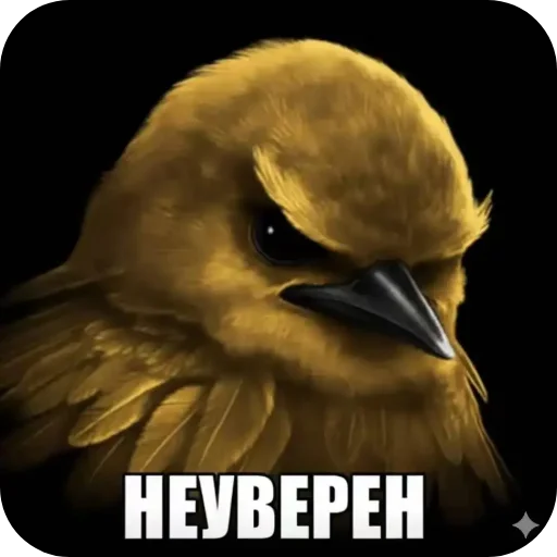 🐦 Стикер «птицы» для Telegram