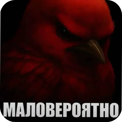 🐦 Стикер «птицы» для Telegram