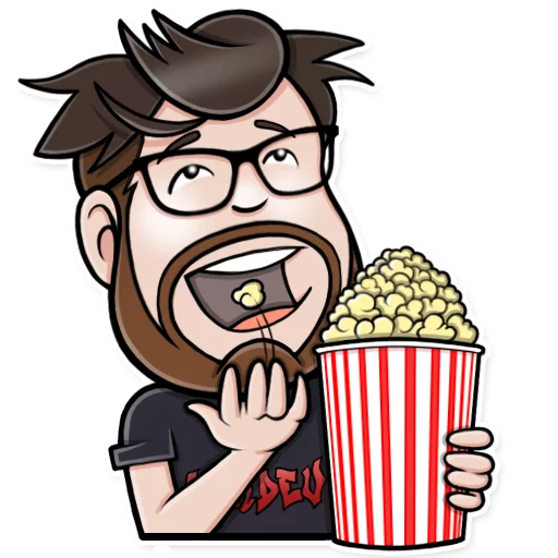 🍿 Стикер «& Tanik72» для Telegram