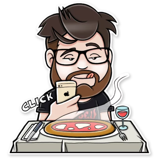 🍕 Стикер «& Tanik72» для Telegram