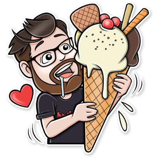 🍨 Стикер «& Tanik72» для Telegram