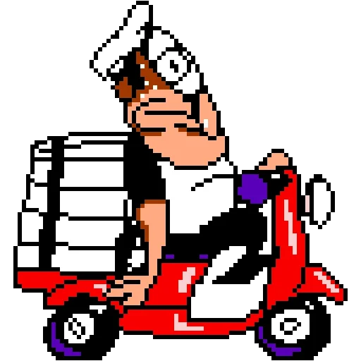 🛵 Стикер «Pizza Tower Peppino» для Telegram